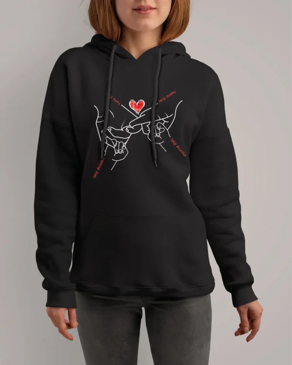 Bluza personalizowana z kapturem <br>Rodzinne więzi z imionami rodziców i dzieci