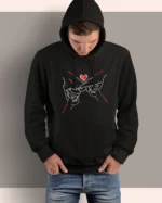 Bluza personalizowana z kapturem <br>Rodzinne więzi z imionami rodziców i dzieci