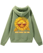 Bluza oversize z kapturem <br>Here Comes The Sun