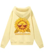 Bluza oversize z kapturem Here Comes The Sun
