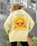Bluza oversize z kapturem <br>Here Comes The Sun