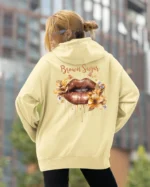 Bluza oversize z kapturem <br>Brown Sugar