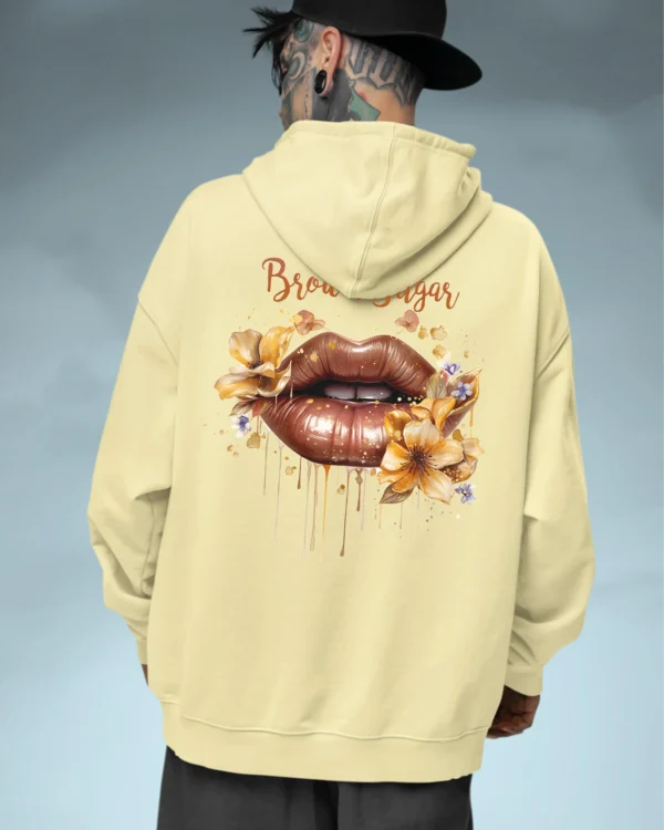 Bluza oversize z kapturem <br>Brown Sugar