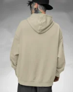Bluza oversize z kapturem <br>LOVE z motywem piór
