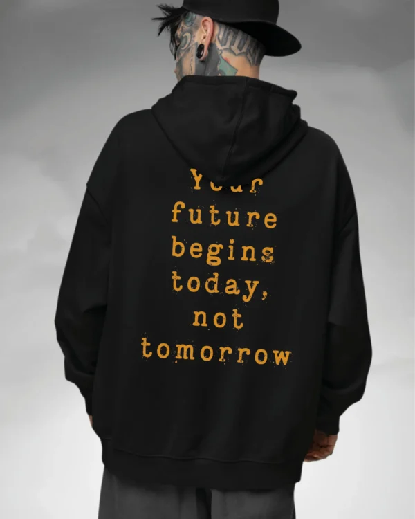 Bluza oversize z kapturem <br>Your future begins today