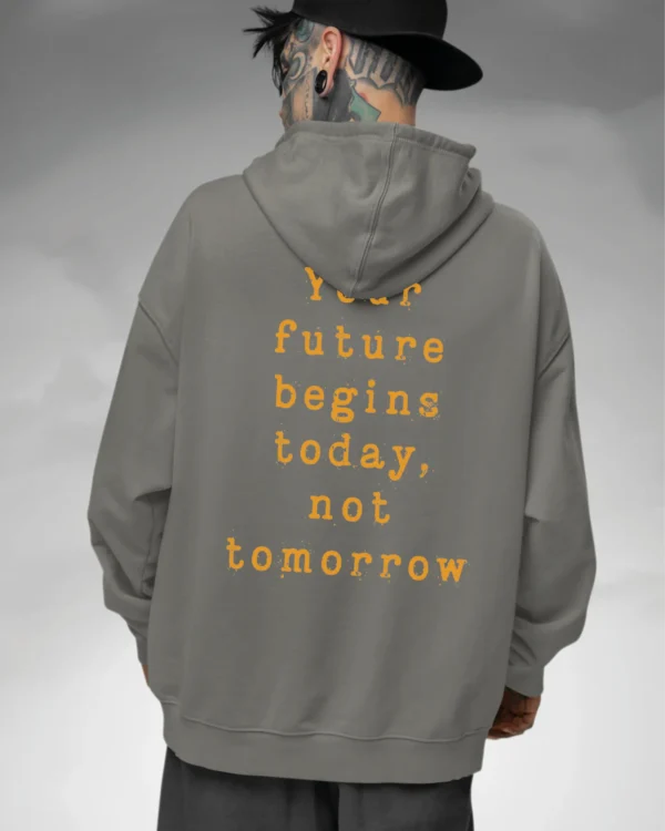 Bluza oversize z kapturem <br>Your future begins today