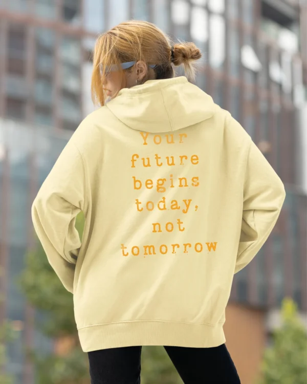 Bluza oversize z kapturem <br>Your future begins today