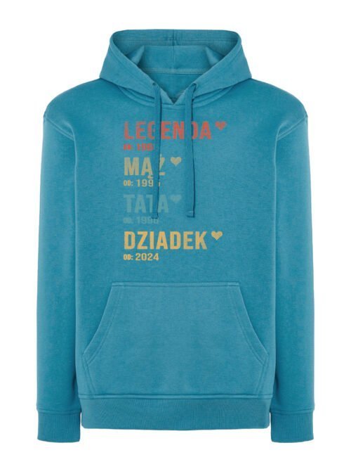 Bluza z kapturem personalizowana <br>prezent dla Taty, Męża lub Dziadka