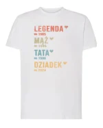Koszulka personalizowana <br>dla Taty Męża lub Dziadka