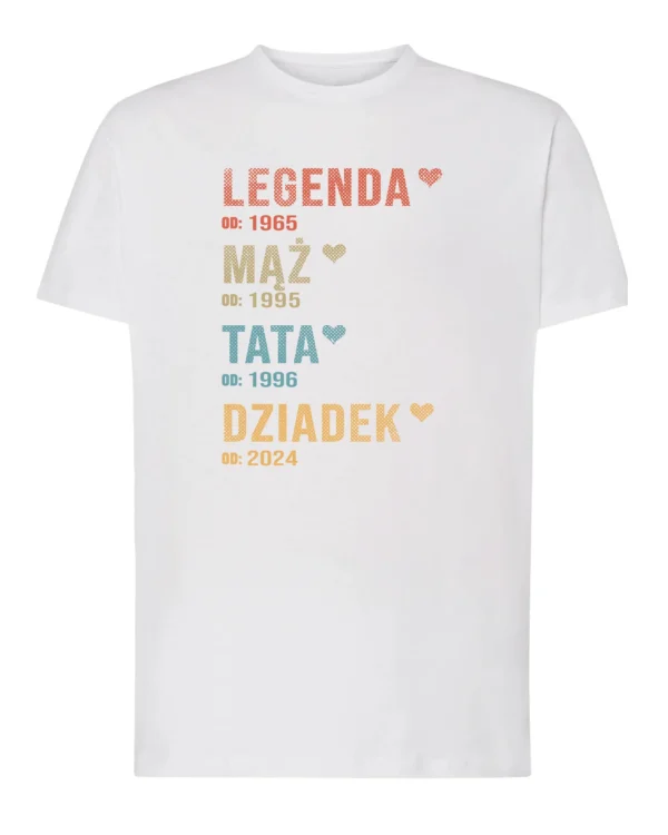 Koszulka personalizowana <br>dla Taty Męża lub Dziadka