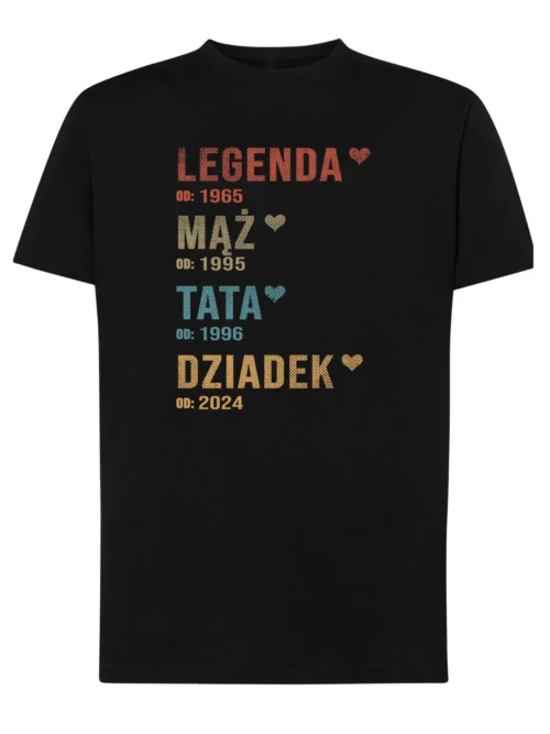 Koszulka personalizowana dla Taty Męża lub Dziadka