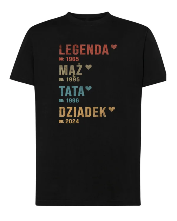 Koszulka personalizowana dla Taty Męża lub Dziadka