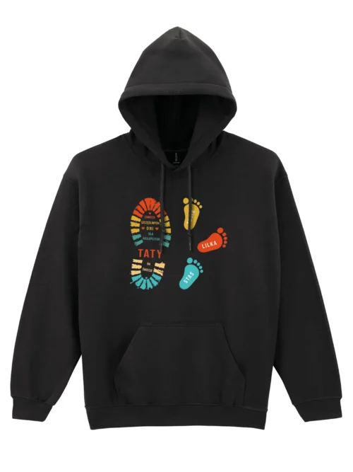 Bluza z kapturem personalizowana na dzień Ojca dla Taty od Dzieci