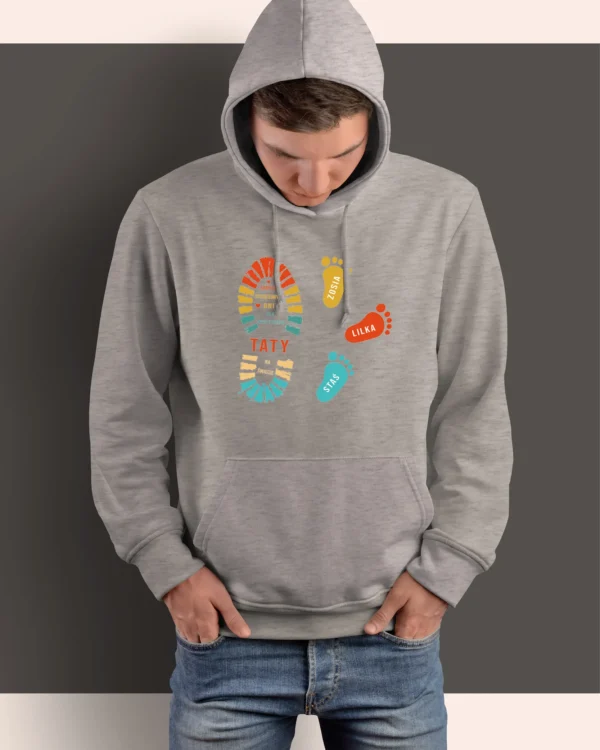 Bluza z kapturem personalizowana <br>na dzień Ojca dla Taty od Dzieci