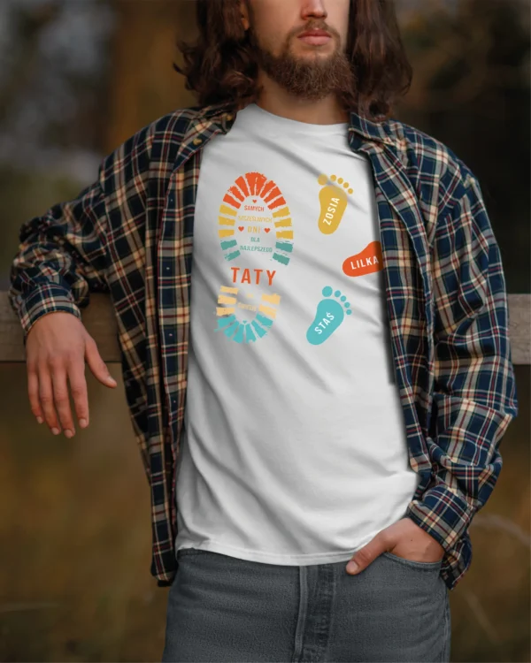 Koszulka na dzień Ojca <br>Personalizowana dla Taty od dzieci