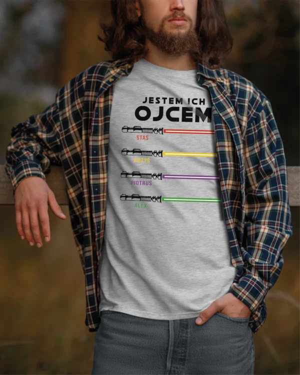 Koszulka na dzień Ojca <br>Personalizowana Jestem ich Ojcem