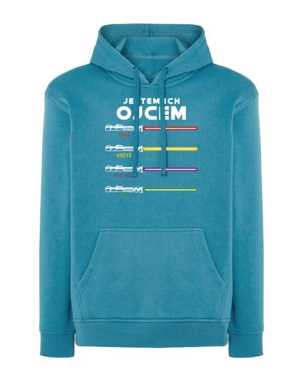 Bluza z kapturem personalizowana <br>Jestem ich Ojcem z imionami dzieci