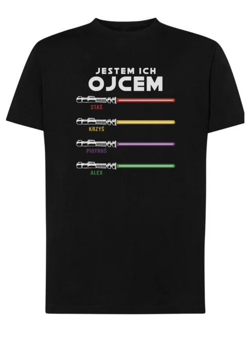 Koszulka na dzień Ojca Personalizowana Jestem ich Ojcem