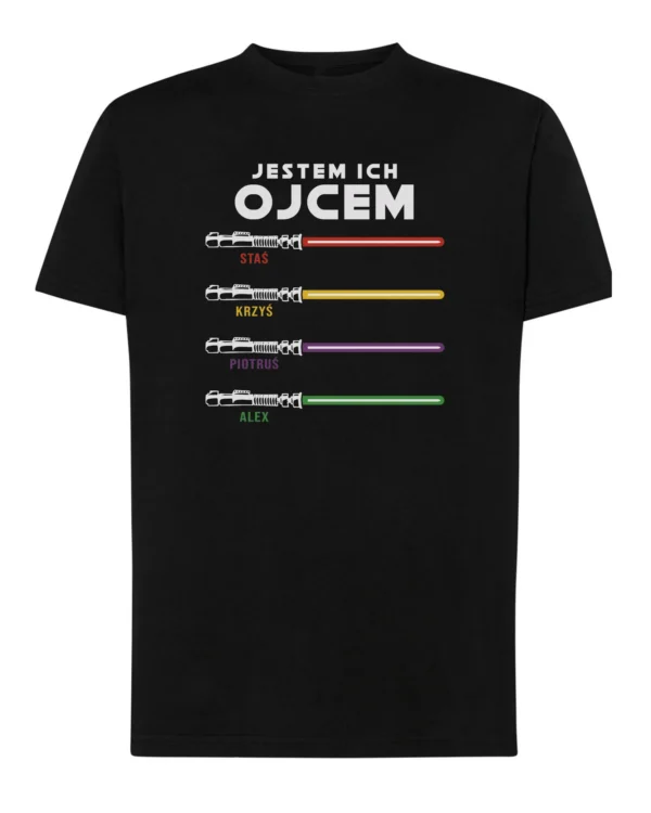 Koszulka na dzień Ojca Personalizowana Jestem ich Ojcem