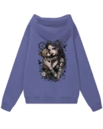 Bluza oversize z kapturem <br>Dziewczyna z misiem gotycki styl