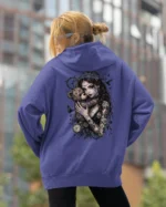 Bluza oversize z kapturem <br>Dziewczyna z misiem gotycki styl