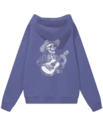 Bluza oversize z kapturem <br>Mariachi szkielet z gitarą
