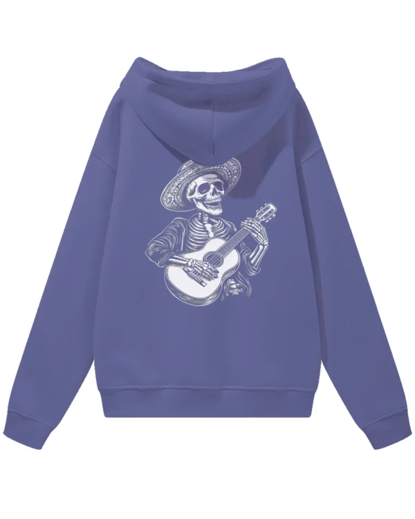 Bluza oversize z kapturem <br>Mariachi szkielet z gitarą