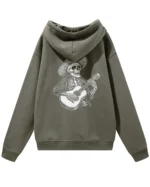 Bluza oversize z kapturem <br>Mariachi szkielet z gitarą