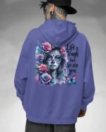 Bluza oversize z kapturem <br>Life is tough but so are you