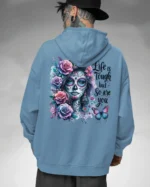 Bluza oversize z kapturem <br>Life is tough but so are you
