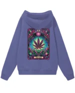 Bluza oversize z kapturem <br>Liść marihuany THE HIGH