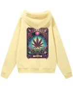 Bluza oversize z kapturem <br>Liść marihuany THE HIGH