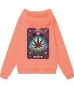 Bluza oversize z kapturem <br>Liść marihuany THE HIGH