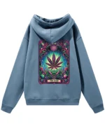 Bluza oversize z kapturem <br>Liść marihuany THE HIGH