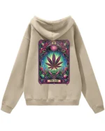 Bluza oversize z kapturem <br>Liść marihuany THE HIGH