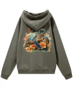 Bluza oversize z kapturem <br>Żółw natura i harmonia