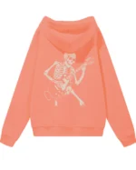Bluza oversize z kapturem <br>Szkielet z gitarą rockowy styl