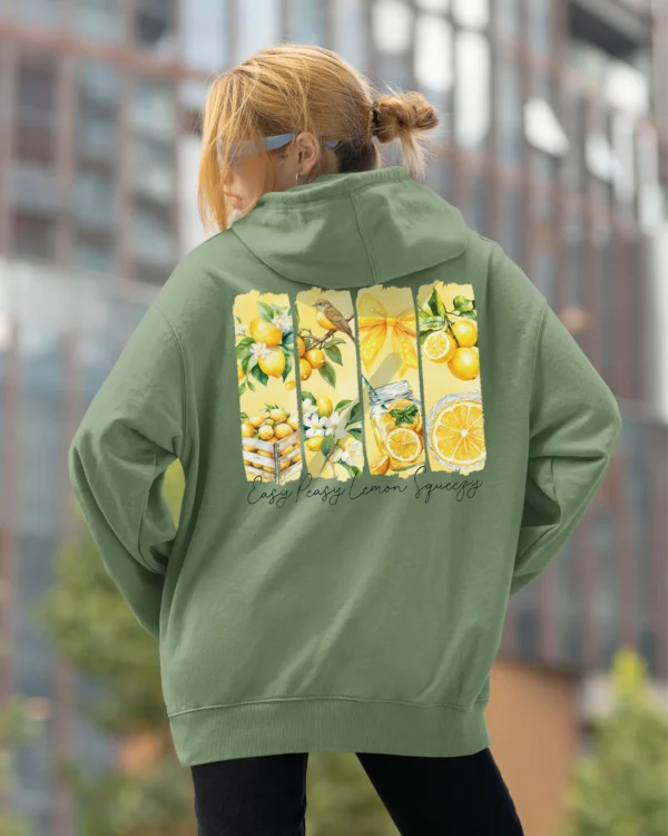 Bluza oversize z kapturem <br>Easy Peasy Lemon Squeezy
