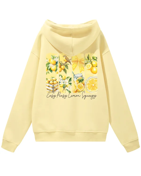 Bluza oversize z kapturem <br>Easy Peasy Lemon Squeezy