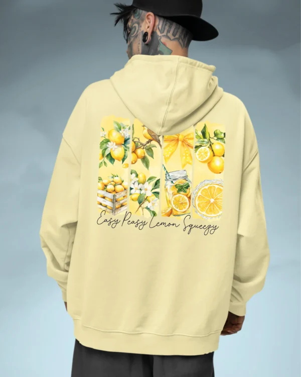 Bluza oversize z kapturem <br>Easy Peasy Lemon Squeezy