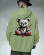 Bluza oversize z kapturem <br>Mroczny miś