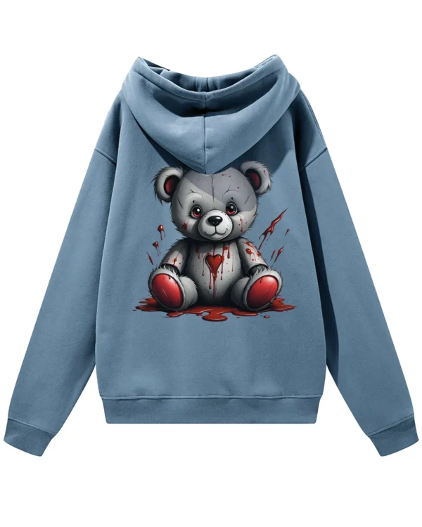 Bluza oversize z kapturem <br>Mroczny miś