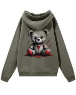 Bluza oversize z kapturem <br>Mroczny miś