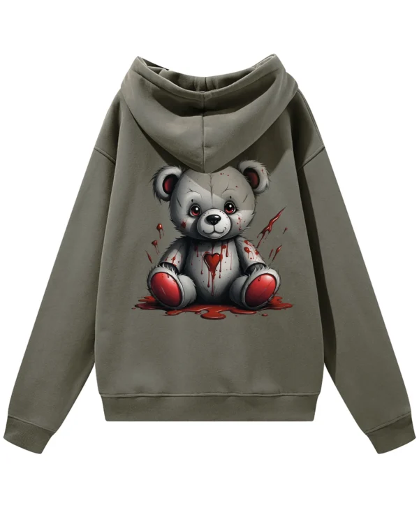 Bluza oversize z kapturem <br>Mroczny miś