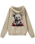 Bluza oversize z kapturem <br>Mroczny miś