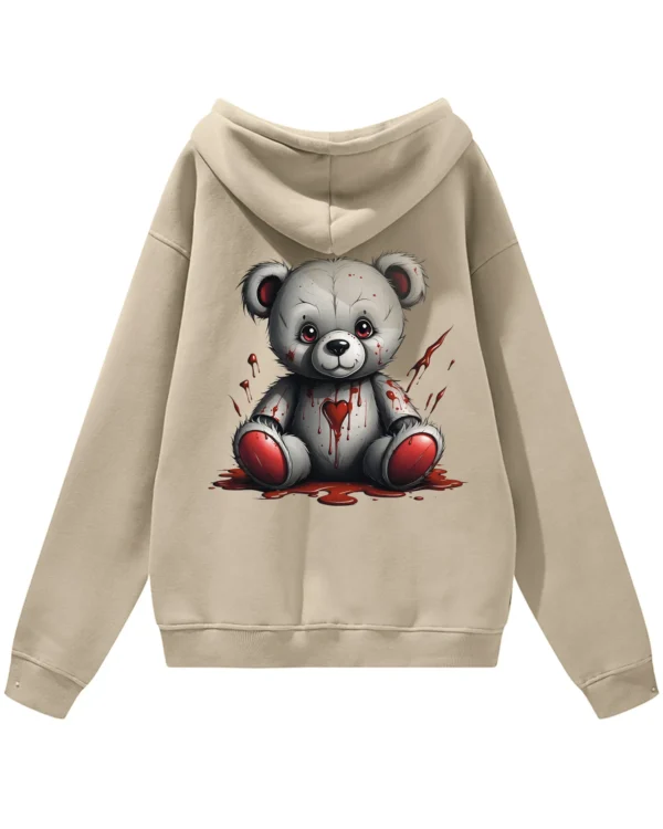Bluza oversize z kapturem <br>Mroczny miś