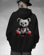 Bluza oversize z kapturem <br>Mroczny miś