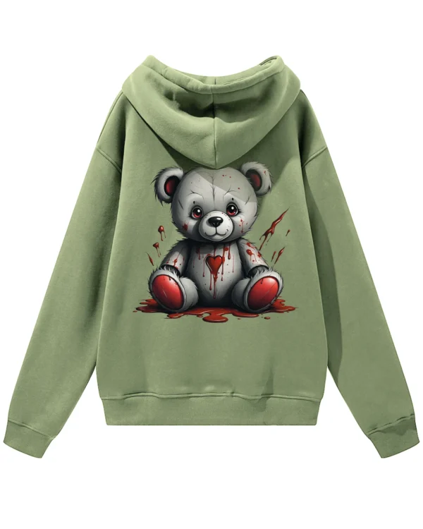 Bluza oversize z kapturem <br>Mroczny miś