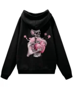 Bluza oversize z kapturem <br>Szkielet z pękniętym sercem
