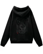 Bluza oversize z kapturem Małpa z cygarem